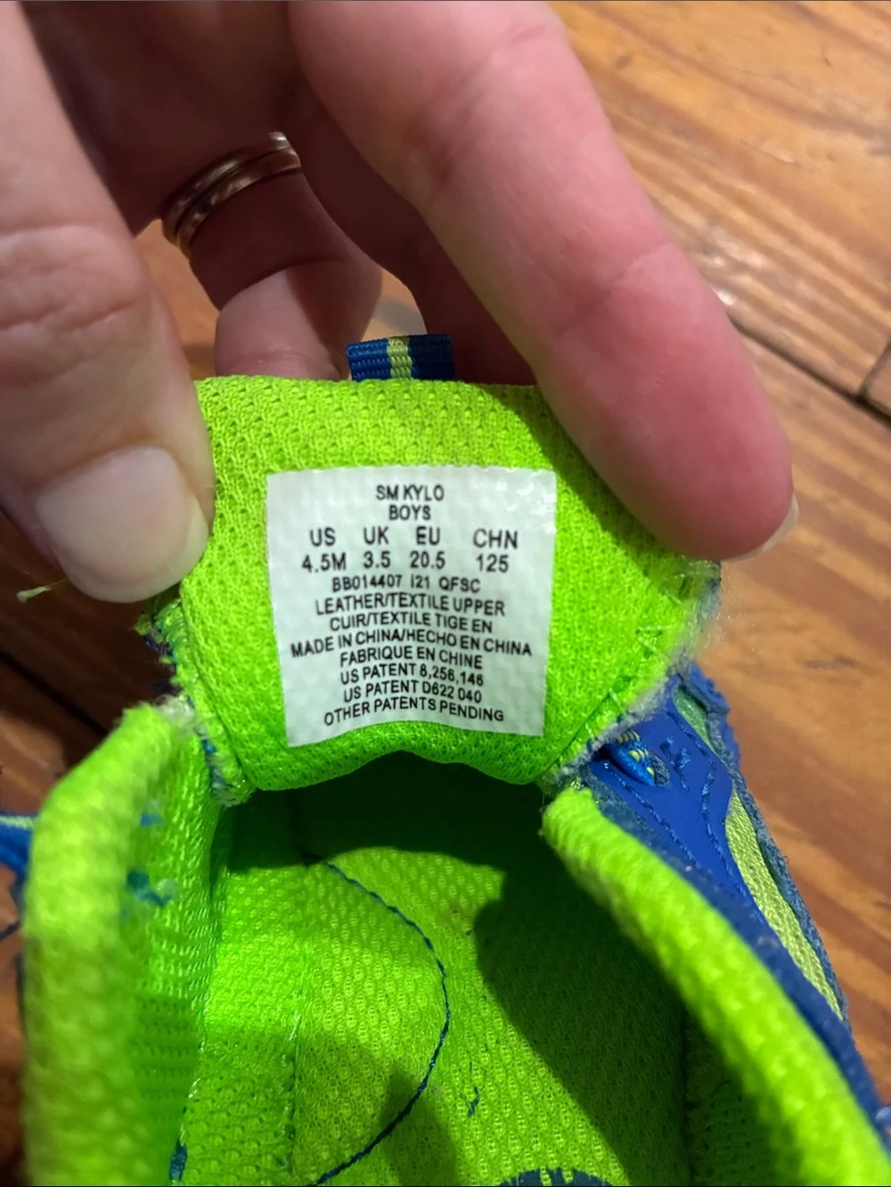 Stride Rite Blue & Green Baby Walker Sneakers